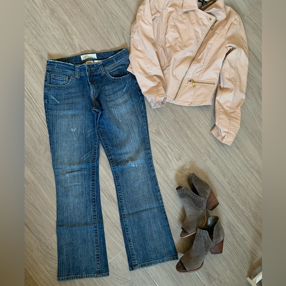 Maurices Distressed  Boot Cut Jeans